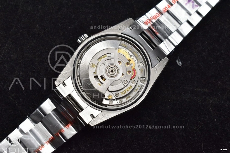 904L Grey (Gain vr3255 DayDate on Bracelet V5 Best Weight) Dial SS 36 Edition QF President Steel 0417